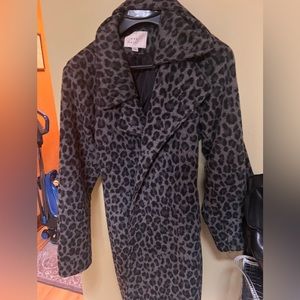 Leopard print Women’s xxl dress coat